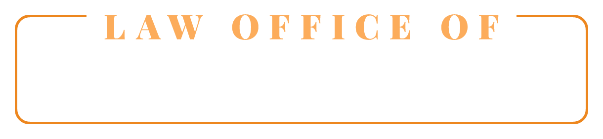 white and orange law office of michael j heath logo